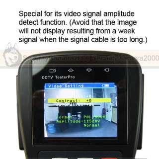 Special for its video signal amplitude detect function. (Avoid that 