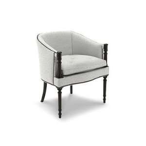  Williams Sonoma Home Grayson Chair, Faux Ostrich, White 
