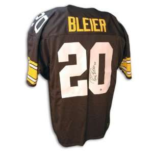  Rocky Bleier Autographed Black Throwback Jersey Sports 