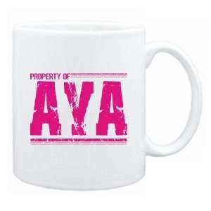  New  Property Of Aya Retro  Mug Name