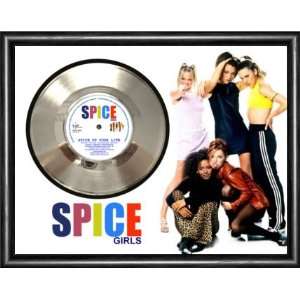  Spice Girls Spice Up Your Life Framed Silver Record A3 