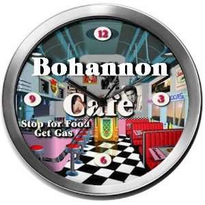  BOHANNON 14 Inch Cafe Metal Clock Quartz Movement Kitchen 