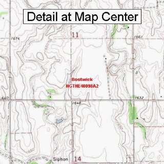  USGS Topographic Quadrangle Map   Bostwick, Nebraska 