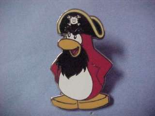 PIRATE Club Penguin Rockhopper Disney Pin  