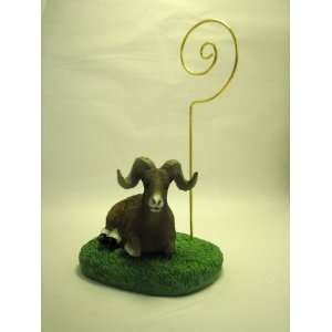 Big Horn Sheep RAM Figurine Memo Holder 