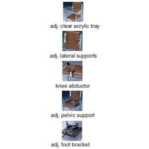   supports for deluxe adj chair, adolescent