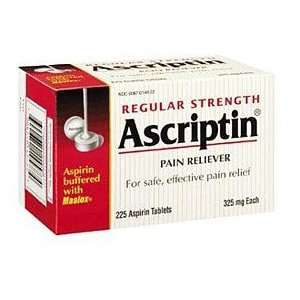  Ascriptin Regular Strength Tablets 225 Health & Personal 