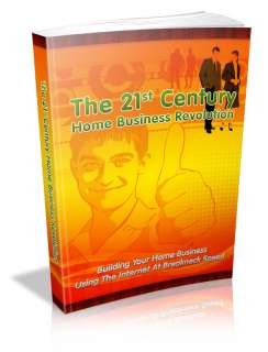 21st Century Home Business Ebook With Master Resell Rights On CD 