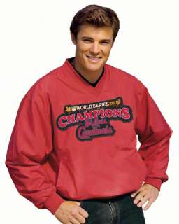 St. Louis Cardinals Red 2011 World Series Champions Sideline Pullover 