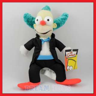 The Simpsons Krusty the Clown Suit Plush Doll Figure  