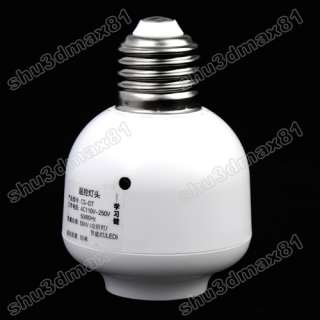 Screw Lamp Cap Bulb Holder Light Remote Control Switch 2306 Features