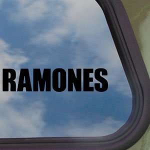  Ramones Black Decal Punk Rock Band Truck Window Sticker 