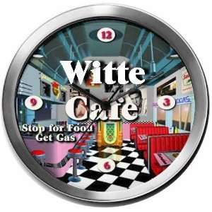  WITTE 14 Inch Cafe Metal Clock Quartz Movement Kitchen 