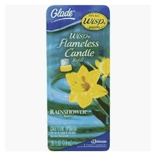 Glade Wisp or Wisp Flameless Candle Refill, Rainshower, Fits All Wisp 