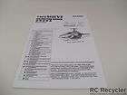 Align T Rex 500 ESP Instruction Manual 500ESP items in RC Recycler.cxm 