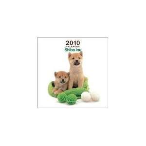  THE DOG Artlist 2010 Mini Shiba Inu Wall Calendar 6 x 6 