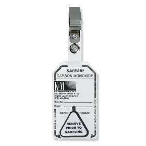 SafeAir Gas Monitoring Badges for Sulfur dioxide, box of 50.  