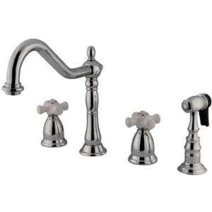 Elements of Design ES179 Heritage Widespread Kitchen Faucet with 