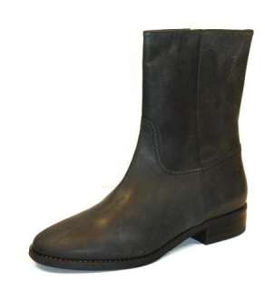 JCrew Nottingham Short Leather Boots $265 Black 6.5  