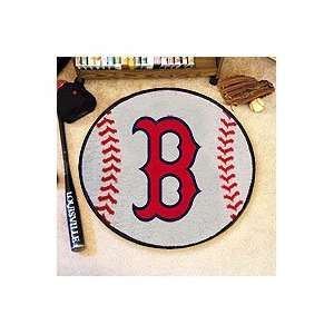  Boston Red Sox Baseball Rug   MLB Round Accent Floor Mat 