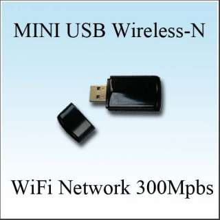 MINI WiFi Wireless N USB Network Adapter RTL8191SU 300M  