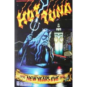 Hot Tuna NYE Fillmore Concert Poster F207 1995