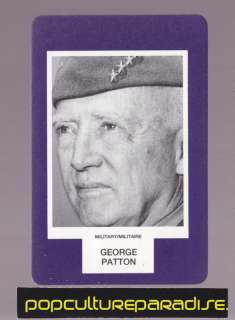 GENERAL GEORGE S. PATTON WW2 RARE BOARD GAME PHOTO CARD  