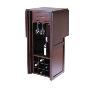  Furniture By Winsome Newport Wine Bar Expandable Counter 
