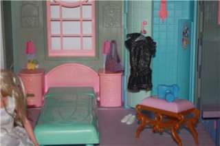Vintage Victorian Barbie Doll House Lot Girls Toys  