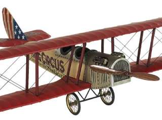 WWI Curtiss Jenny JN 4 Biplane Flying Circus Built Model