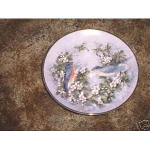  Franklin Mint Duet in Blue Collector Plate Everything 