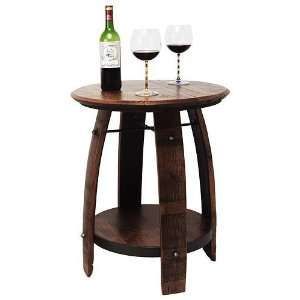  Recycled Wine Barrel Side Table