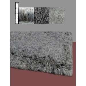  Flokati Faux Fur Rugs 6 x 9 (GREY) Furniture & Decor