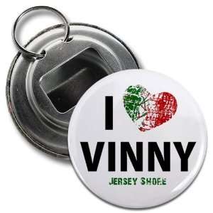 Creative Clam I Heart Vinny Jersey Shore Slang Fan 2.25 Inch Button 