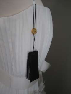 Tadashi Shoji Gown*** White Strapless Chiffon Wedding Dress $798 Sz 