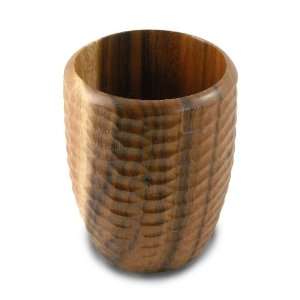  Enrico Products Natural Acacia Wood Utensil Vase
