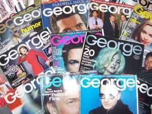   george magazine 23 issues including the farewell issue the jfk tribute