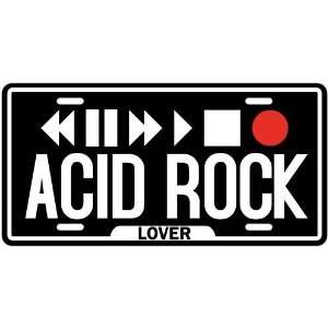  New  Play Acid Rock  License Plate Music
