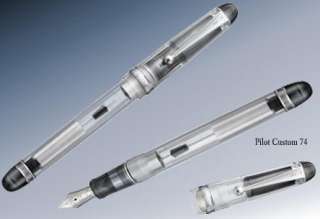 Namiki Pilot Custom 74 Clear Transparent Fountain Pen  