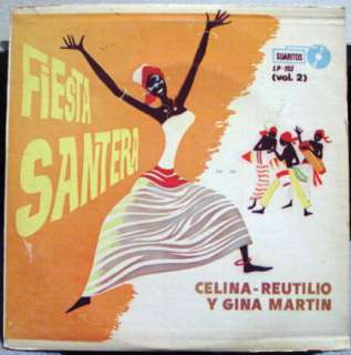 CELINA REUTILIO Y GINA MARTIN fiesta santera LP vinyl  