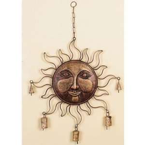  Sunface Metal Large Wind Chimes With Bells