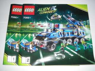 LEGO 7066 Alien Conquest Earth Defense HQ Instructions ONLY  