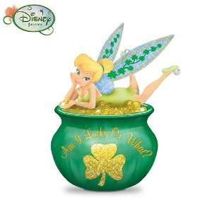  Disney Tinker Bell Irish Luck Figurine Am I Lucky Or What 