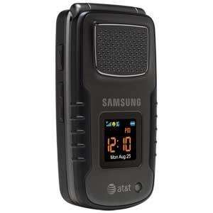 SAMSUNG RUGBY SGH A837 AT&T BLACK PTT FLIP PHONE USED 0607375043955 