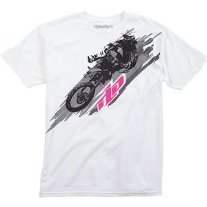 Troy Lee Designs Action Mens Short Sleeve Casual Wear Shirt   White 