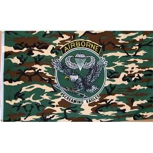  101st Airborne CAMOFLAUGE MILITARY Flag   3 foot by 5 
