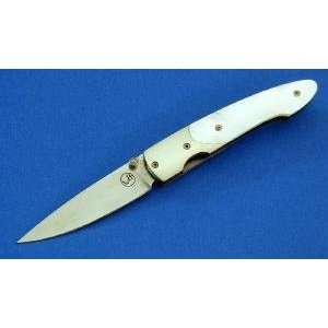 William Henry Knives T10 P Lancet Mother of Pearl Pocket Folder Knife 