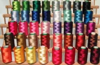 NEW 40 LARGE RAYON MACHINE EMBROIDERY THREADS CHRISTMAS  