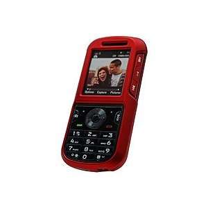   Red Rubberized Proguard For Motorola Cadbury VE440 