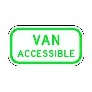  Ada Parking Sign,was  van Accessible   BRADY Everything 